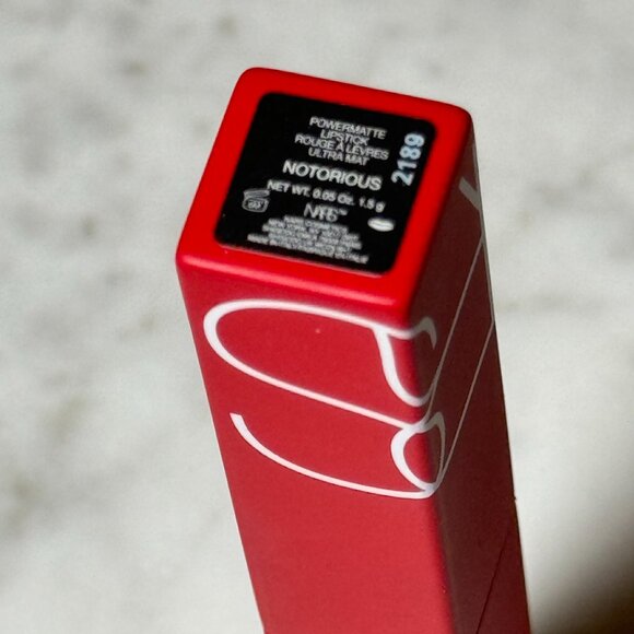 NARS Powermatte Lipstick | 131 Notorious (red orange) | NEW MAKEUP - Picture 2 of 3